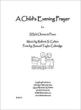 A Child's Evening Prayer SSA choral sheet music cover